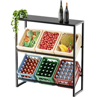 Стелаж для напоїв з полицею, стелаж для напоїв на 6 напоїв, стелаж для пива, окремий стелаж для напоїв, кухонна полиця, стелаж для пивних ящиків, підставка для ящиків, для вітальні, кухні, ополоник для вина