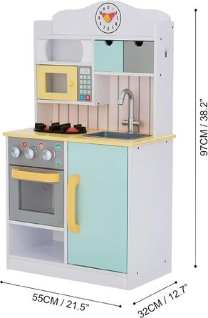 Дитяча Кухня Ігрова Кухня Дерев&39яна Дитяча Ігрова Кухня Дерев&39яна Кухня Teamson Kids TD-11708AR