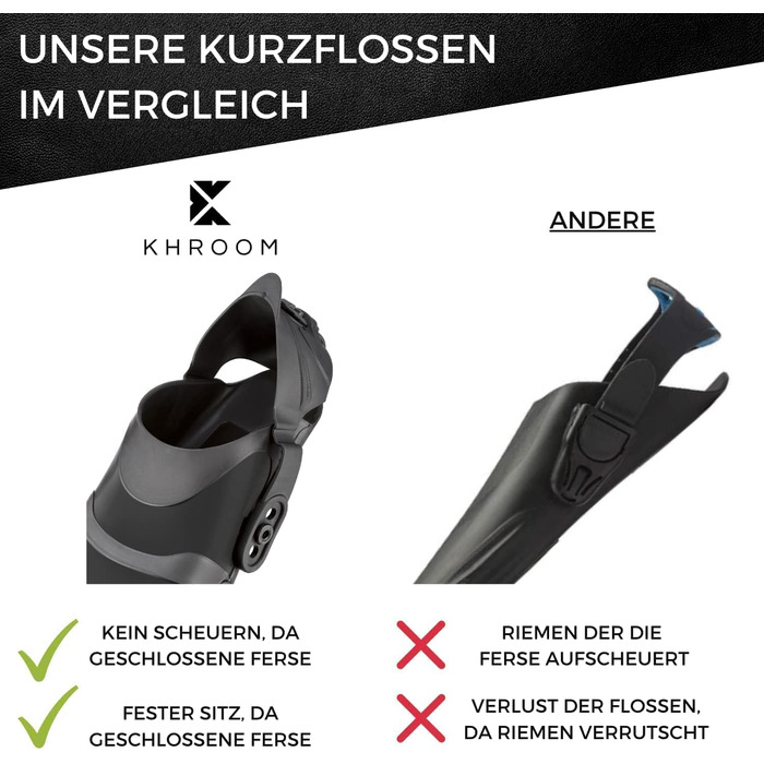 Регульовані короткі ласти Khroom для дорослих, розміри 36-47 Для підводного плавання та плавання - Зроблено в Італії - Преміальні ласти для дайвінгу з сумкою через плече Ласти для плавання, розміри 42-47, сині