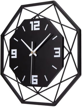 Настінний годинник VIVILINEN без цокання кований настінний годинник МДФ сучасний кварцовий годинник на батарейках безшумний для ві