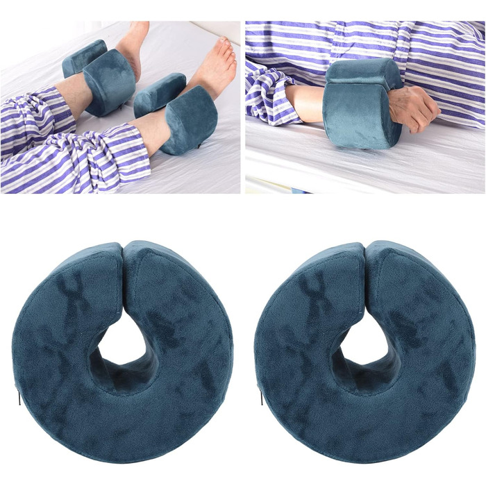 Комплект із 2 подушок для підняття ніг TITA-DONG, клиноподібні подушки для підтримки щиколотки та п&39яти, подушки для підняття ніг та рук, подушки для щиколотки від болючого тиску в стопах, петля для ніг, підтримка ніг для сну пацієнтів