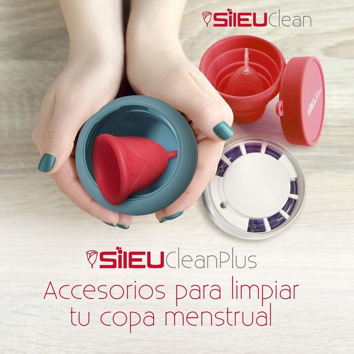 Пакет Sileu Travel Menstrument Cup Rose, стартова модель, розмір XS, червона, стандартна гнучкість червоний чохол-квітка складаний стерилізатор, червона Talla XS Standard