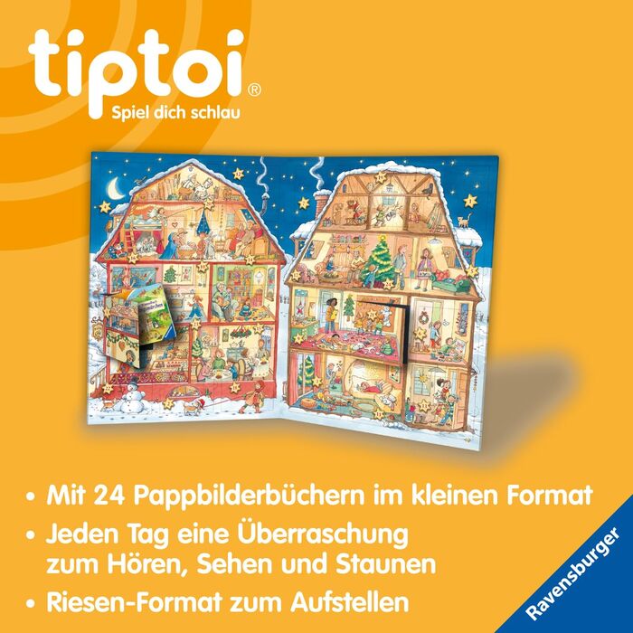 Адвент-календар tiptoi Mein großer Adventskalender, 24 міні-книги