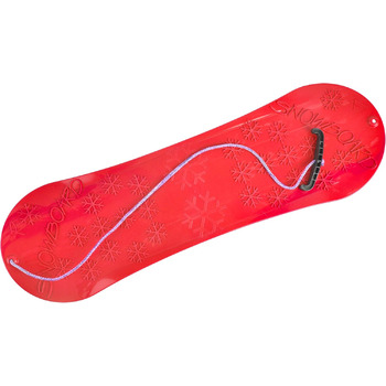 Сноуборд ДЛЯ ДІТЕЙ санки дошка 72см пластик з мотузковою ручкою пластик червоний