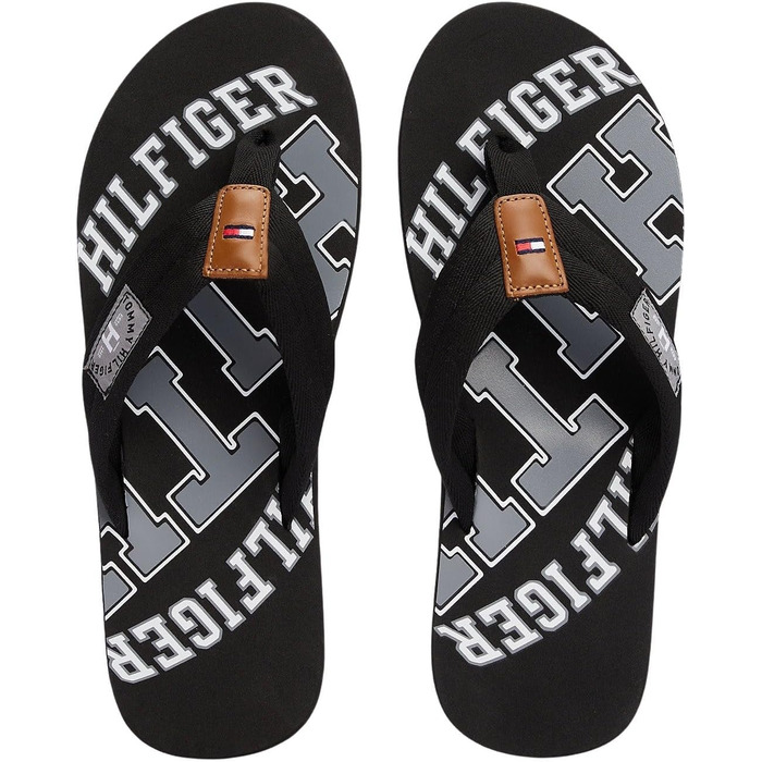 Чоловічі шльопанці Tommy Hilfiger Essential TH Beach Sandals Coat Shoes 43 EU Black