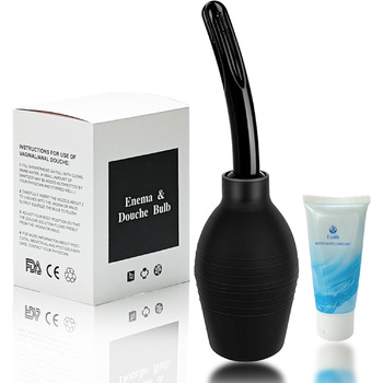 Клізма-анальний душ Love69Toys, 310 мл, з лубрикантом і м’яким наконечником