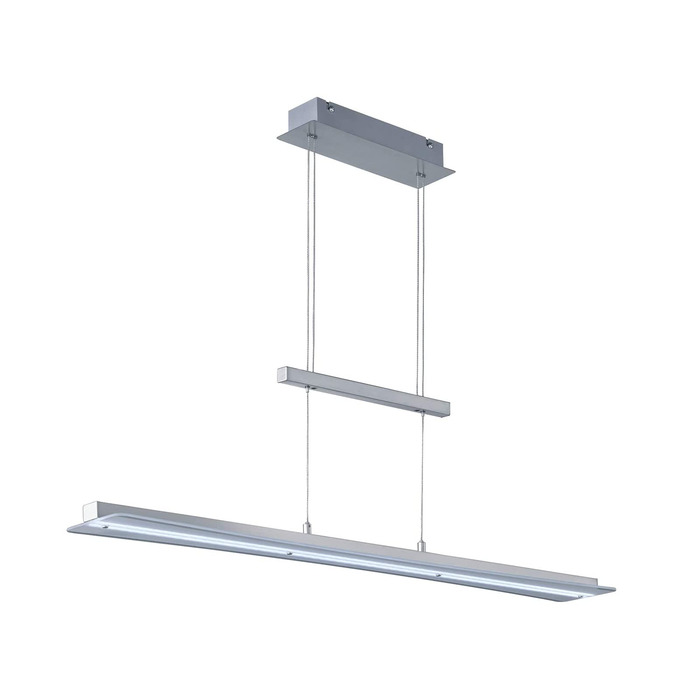 Стеля LED-підвіс Reality Leuchten Smash R32421107, матовий нікель, біле скло, 18 Вт