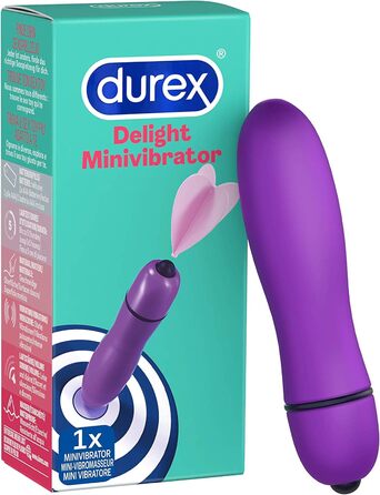 Міні-вібратор Durex Intense Delight Стримана секс-іграшка з потужною вібрацією - стимулятор для інтимних моментів (1 упаковка)