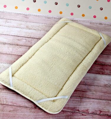 Постільна білизна з мериносової вовни, двосторонній наматрацник для дитячого ліжечка PERUGIANO, 100 мериносова вовна, товста, захисний килимок, наматрацник для дитячого ліжечка, наматрацник для дитячого ліжечка 70 x 140 см, розмір WOOLAMRK