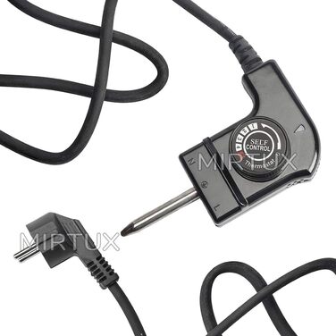 Гриль-кабель MIRTUX з терморегулятором, модель CTW-300, потужність 250 В, 10 А, підходить для різних моделей брендів Jata, Princess, Fagor.