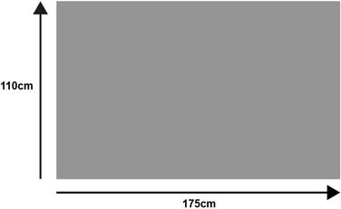 Килимок для дверей, що можна прати та сушити, Cosmic Colours nature 110x175 см, для використання всередині та зовні приміщень, можна прати 175 см (круглий)