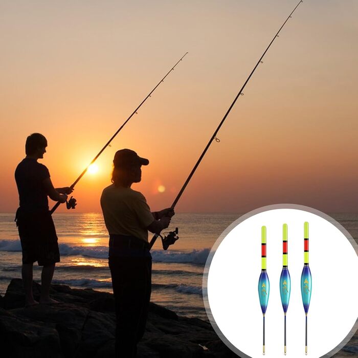 Світлодіодний поплавковий риболовний набір з індикатором клювання, двоколірний нічний рибальський буй, поплавці з підсвічуванням, плавучість 4 г/5 г/6 г/7 г/8 г/9 г, в комплекті акумулятори та зарядний пристрій, рибальські аксесуари для річок та озер 4 г/