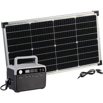 230 Wh, 230 V, 300 W & Solarpanel 60 W (Solar-Powerbank 230 Volt, Solar Power-Stations Camping), 230 Wh, 230 V, 300 W & Solarpanel 60 W (Solar-Powerbank 230 Volt, Solar Power-Stations Camping)