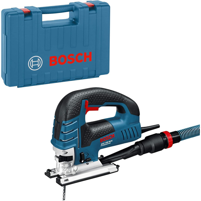 Професійний лобзик Bosch GST 150 BCE (потужність 780 Вт, частота обертання на холостому ходу 500 - 3 100 хв-1, вкл. всмоктувальну