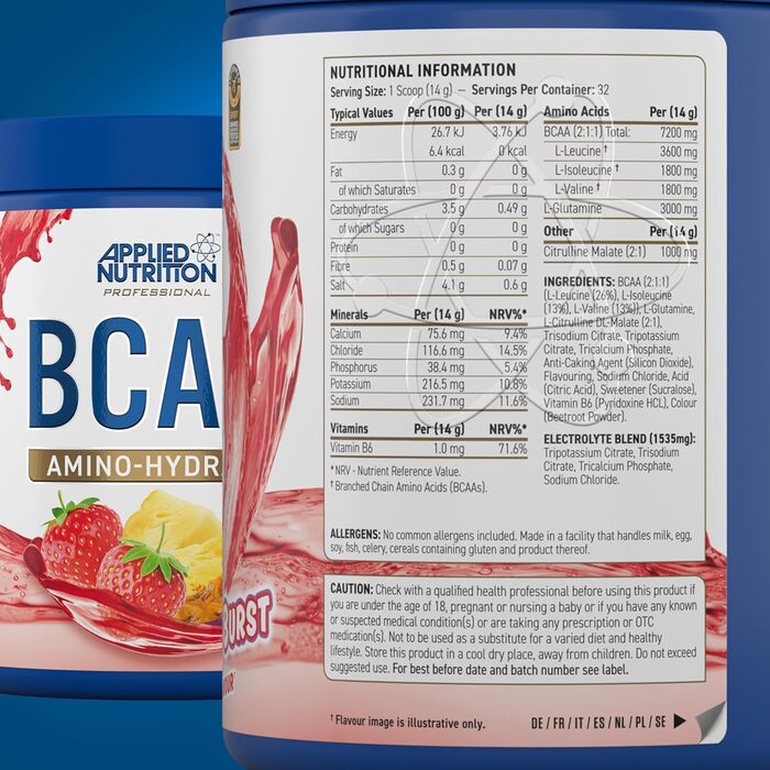 Аміногідрат BCAA, Fruit Burst, 450 г