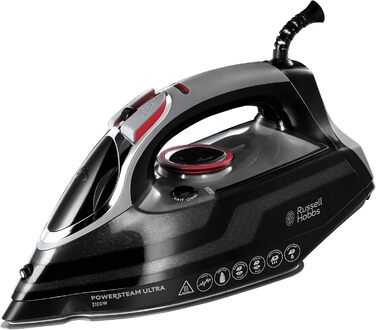 Парова праска Russell Hobbs 3100 Вт, пар 70 г / хв, додатковий паровий удар 210 г / хв Праска (350 мл, керамічна підошва, функція