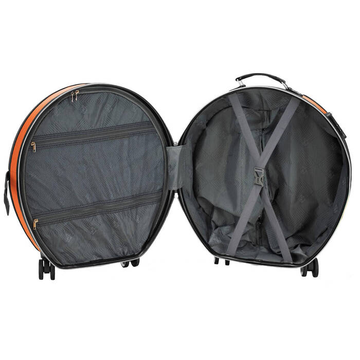 Валіза Semi Line 24' (M) Orange/Black (T5675-3)