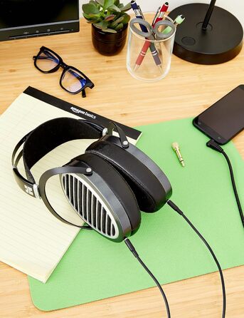 Накладні відкриті Hi-Fi планарні магнітні навушники зі знімним кабелем для аудіофілів/домашніх розваг - чорні