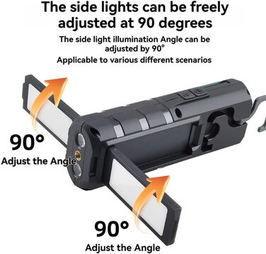 Світлодіодний складний кемпінговий світильник, лампа для намету, портативний робочий світильник з цифровим дисплеєм, багатофункціональний для дому, спальні, вітальні