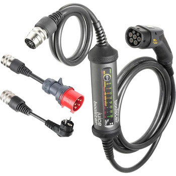 Базовий набір Juice Booster 2, мобільний настінний бокс 22 кВт без установки, зарядний пристрій для BEV з зарядним кабелем типу 2