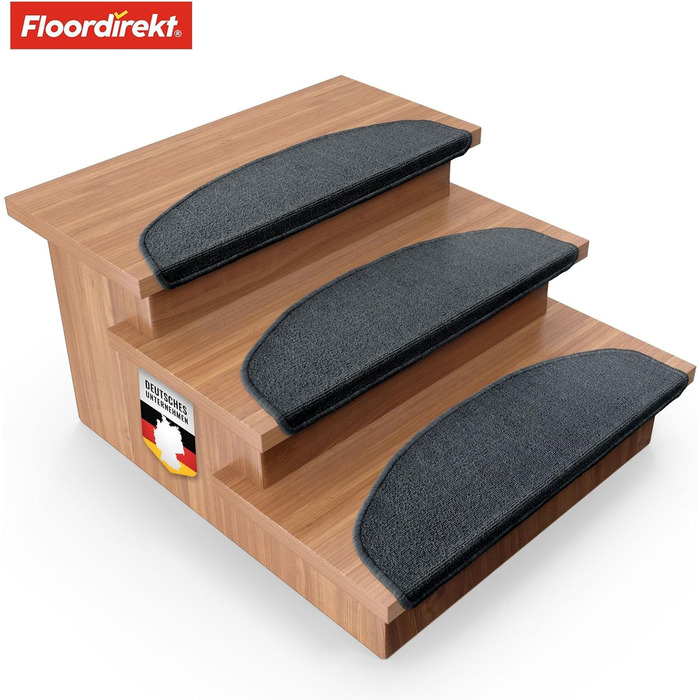 Килимки для сходів 15 шт 65 х 24,5 см Floordirekt