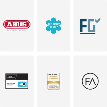 Ланцюговий замок ABUS CityChain 1010 Велосипедний замок із загартованої сталі рівень безпеки ABUS 12 Чорний 85 см Одинарний