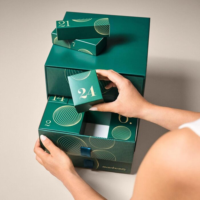 Адвент-календар M. Asam PREMIUM 2025 Адвент-календар вартістю 516 євро з 24 повнорозмірними б&39юті-сюрпризами, різдвяний календар краси з доглядом за шкірою, волоссям та тілом 03 - 2025 - PREMIUM Календар