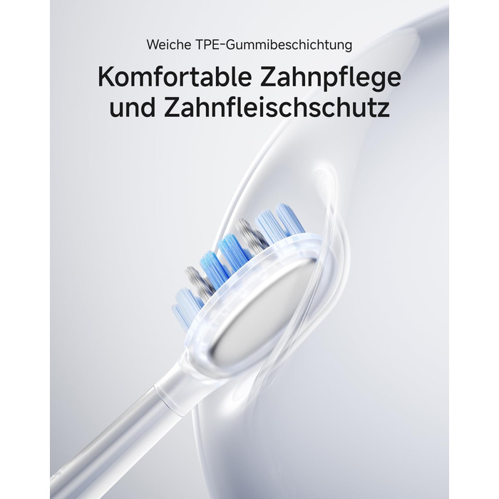 Звукова зубна щітка Laifen Wave Pro з 6 режимами чищення та акумулятором на 70 днів, 60 осциляції, контроль тиску, 2 інтелектуальні насадки (Алюмінієво-рожевий)