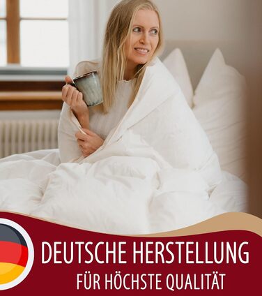 Пухова подушка 80 x 80 см - Подушка зі 100 пір&39яним наповнювачем - Подушка 80x80 см з бавовняним чохлом - Подушка для спокійного сну - Пухова подушка - Подушка - Подушка 80x80 см