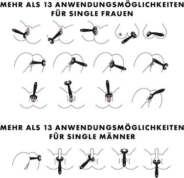 Вібратор для пар Satisfyer Endless Fun, 33 режими використання, 100 функцій вібрації, синій