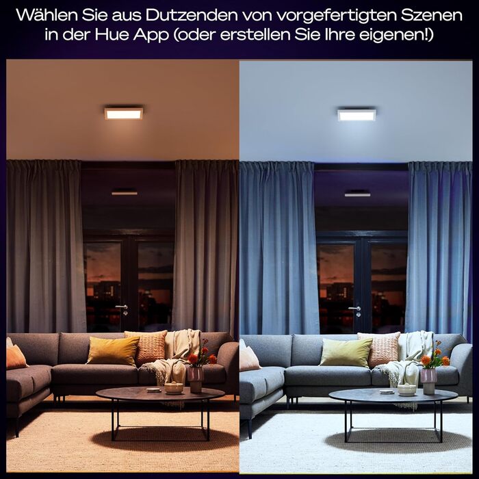 Світлодіодна панель Philips Hue Aurelle, 30 x 30 см, білий колір, нове покоління