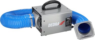 Генератор озону 20 г/год, озонатор DEDRA, 120 Вт, витрата повітря 340 м/год, метод дезінфекції, вентилятор, гнучкий шланг, автоматичне керування часом роботи, видаляє мікроорганізми 20000 мг/год