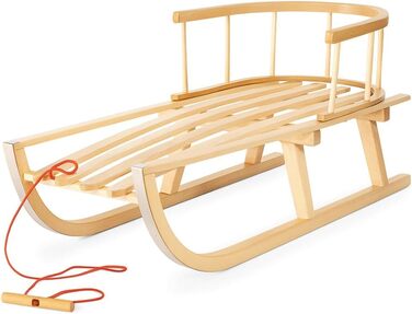 Санки IMPWOOD, дерев'яні, зі знімною спинкою, 100 кг