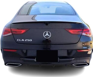 Задній спойлер Fly Design підходить для Mercedes CLA W118 C118 Gloss Black