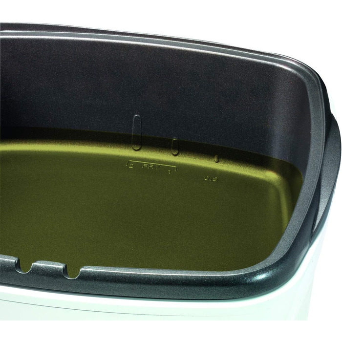 Багатофункціональна фритюрниця Versalio Deluxe 9-в-1 Вантажопідйомність 1,3 кг в т.ч. шпатель Печеня Смаження На повільному вогні Регульована температура Таймер Білий Сингл, 4950