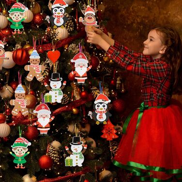 Набір для творчості LAMEK, 12 шт., різдвяні фігурки EVA