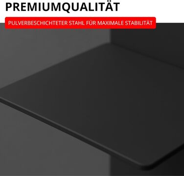 Настінна книжкова полиця Radius Booksbaum 2, велика, біла, виготовлена зі сталі з порошковим покриттям, 15 x 170 x 15,5 см, вміщує приблизно 130 книг, вантажопідйомність 6,5 кг на полицю, елегантна настінна полиця (725B)