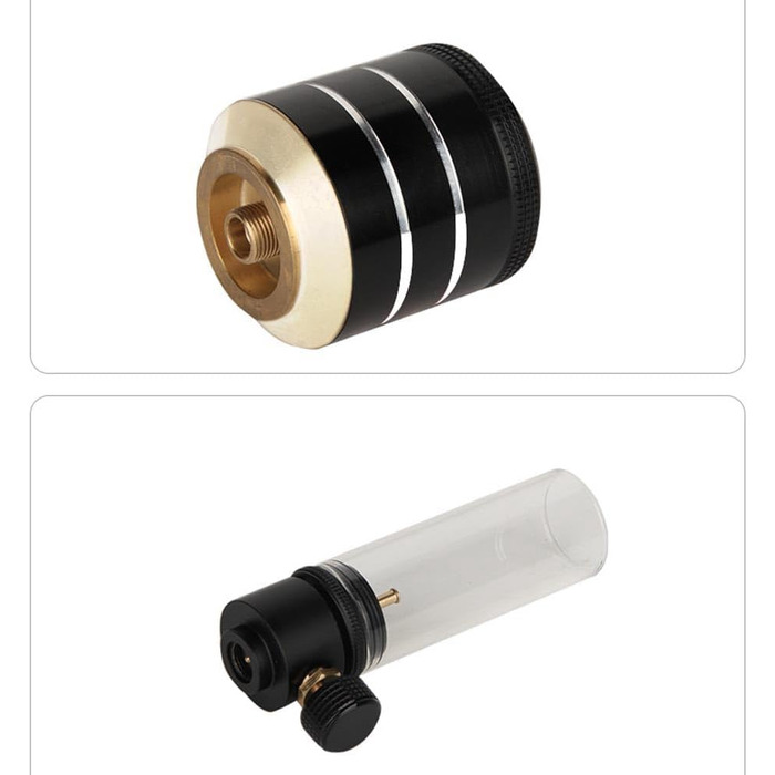 Газова лампа TsoLay для кемпінгу у формі свічки з порожньою банкою, атмосферна, газова лампа, ліхтар для коней, зовнішня, газовий пальник, лампа для намету, міцна, проста у використанні