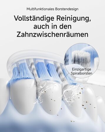 Звукова зубна щітка Laifen Wave Pro з 6 режимами чищення та акумулятором на 70 днів, 60 осциляції, контроль тиску, 2 інтелектуальні насадки (Алюмінієво-рожевий)