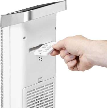 Керамічний тепловентилятор TROTEC TFC 25 E - Теплова потужність 1800 Вт / 2500 Вт - Обігрівач з термостатом, розмір приміщення від