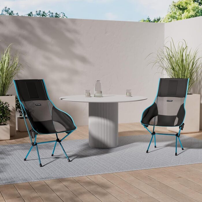 Крісло Helinox Savanna Ергономічний дизайн та вишуканий стиль поєднуються в кріслі, яке пропонує чудовий комфорт та підтримку (чорний) Чорний