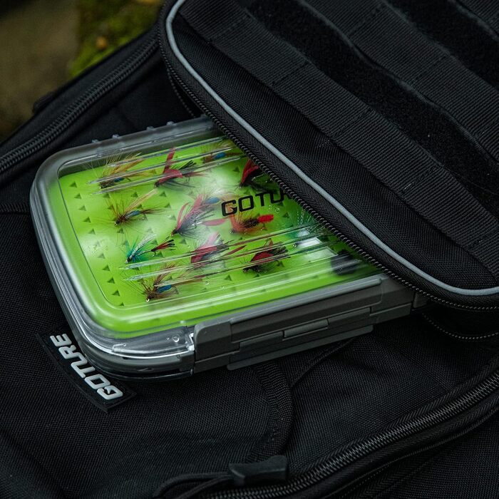 Ящик для риболовних снастей Goture, ящик для дрібних деталей для риболовлі, ящик для риболовних снастей, ящик для приманок, чохол для рибальської коробки, ящики для рибальських аксесуарів, ящик для рибальських снастей для м&39яких пластикових приманок, во