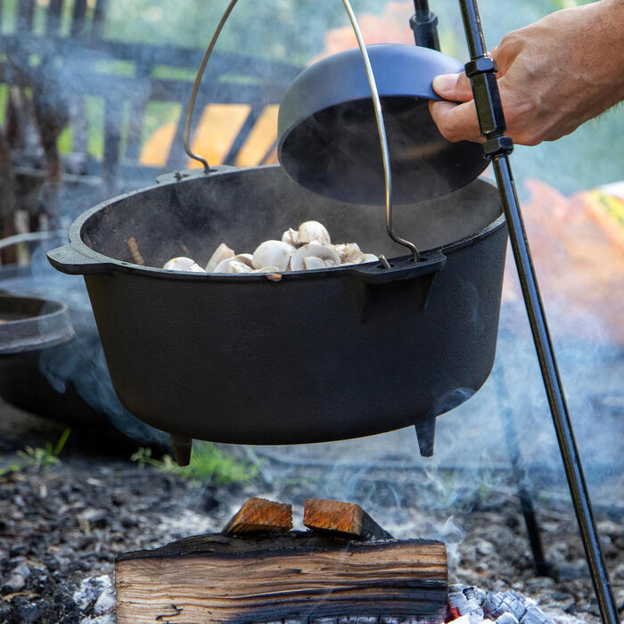 Казан з кришкою Bo-Camp Dutch Oven Cast Iron 31 cm / 5 L Black (2122410)