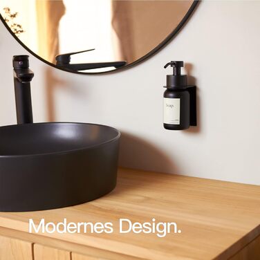 Скляний дозатор для мила з самоклеючим настінним кронштейном Помповий дозатор для рідкого мила з нержавіючої сталі Дозатор для мию