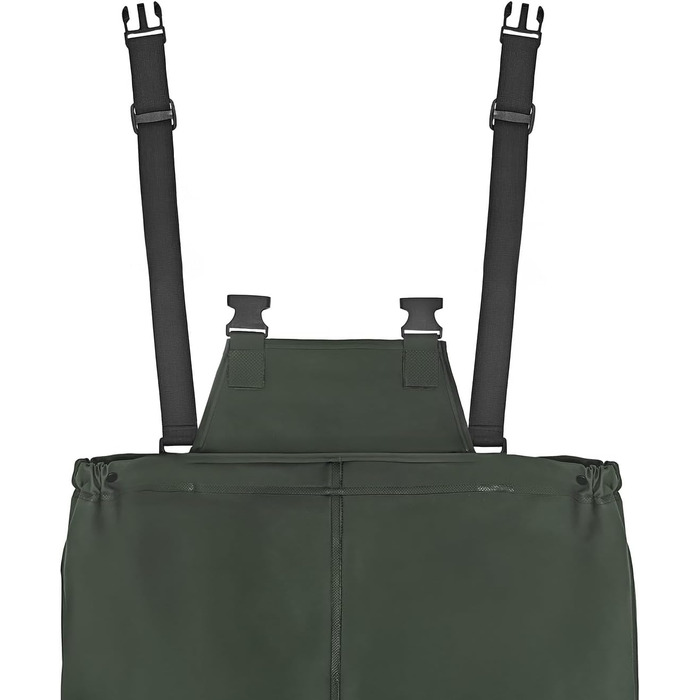 Вейдерси Omega розмір 43-46 100 водонепроникні гумові рибальські штани з нековзною підошвою, регульовані підтяжки, рибальські вейдерси з ПВХ для чоловіків, забродні чоботи для риболовлі та роботи у воді