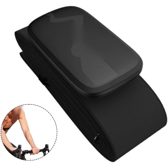 Пульсометр HS500 зі світлодіодним нагадуванням, водонепроникний IP67, сумісний з ANT для їзди на велосипеді, бігу та фітнес-тренувань, тривалий час роботи від батареї до 800 годин