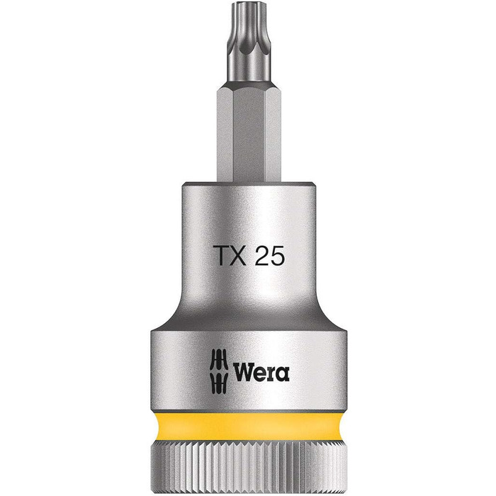 Набір біт Wera 05003997001 C 3, TORX HF Zyklop Bitnuss-Satz, Torx, з фіксатором, привід 1/2, 6 предметів
