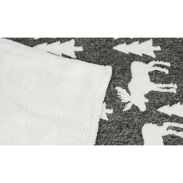 Флісова ковдра FRANK FLECHTWAREN, однотонна, з вивороту, 100 поліестер, розміри 130 x 160 см, ідеально підходить для затишних зимових вечорів, також як подарунок