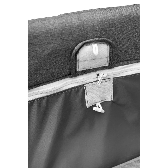 Дорожнє ліжечко Basic Plus графітове, сіре, 3936