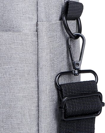 Сумка через плече COSSIKA, ноутбук 14-15 дюймів, ділова сумка для чоловіків і жінок, велика місткість, сумка через плече